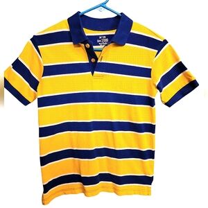 Place Vibrant Blue and Yellow Polo